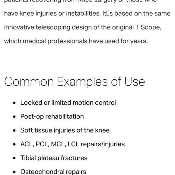 Breg T Scope Knee Brace - Picture 4 of 4